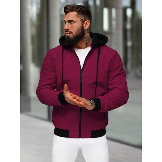 Vīriešu bordo krāsas jaka Sense Vīriešu jakas un mēteļi