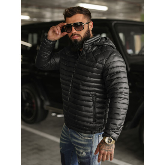 Vīriešu melna jaka Astor Vīriešu jakas un mēteļi