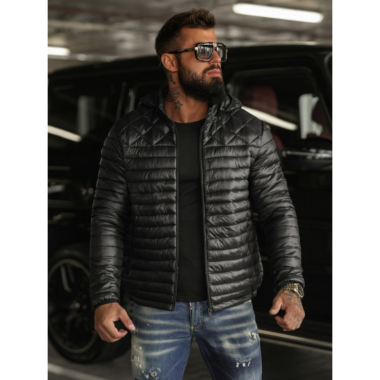 Vīriešu melna jaka Astor Vīriešu jakas un mēteļi