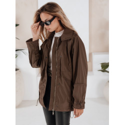 Sieviešu brūna jaka Orland