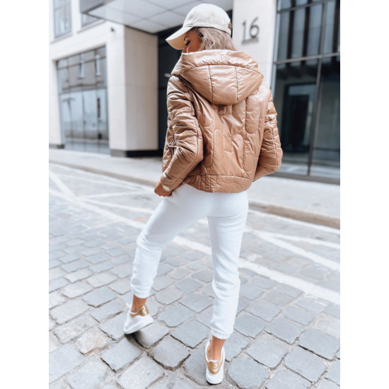 Sieviešu brūna vilnas jaka Sieviešu jakas