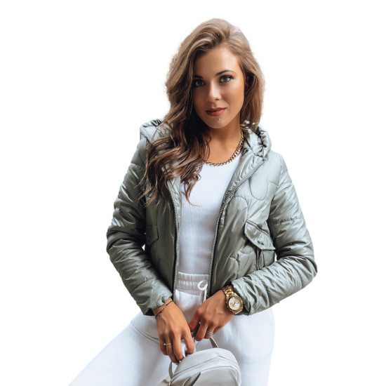 Sieviešu zaļa vilnas jaka Sieviešu jakas