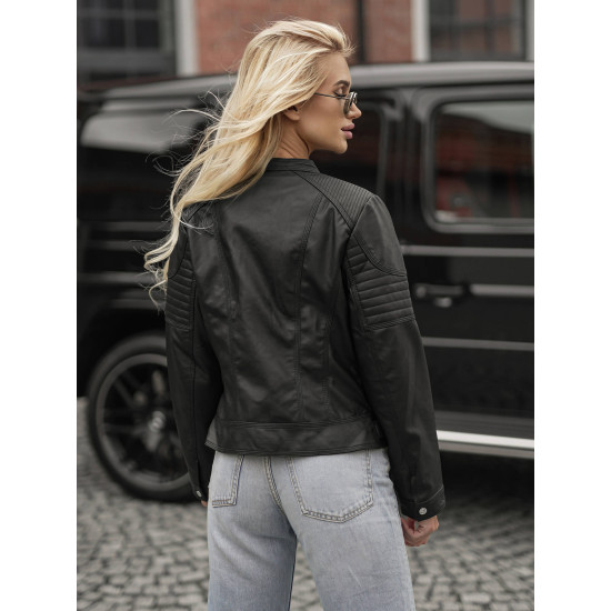 Women's black leather jacket Jener Women's jackets