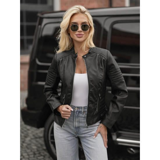 Women's black leather jacket Jener Women's jackets
