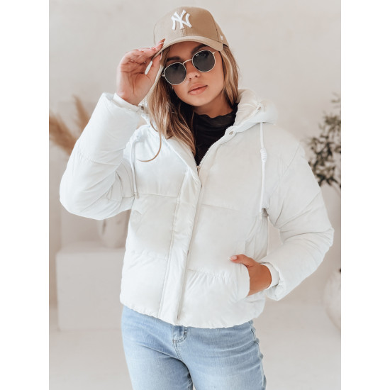 Sieviešu balta jaka Snowlike Sieviešu jakas