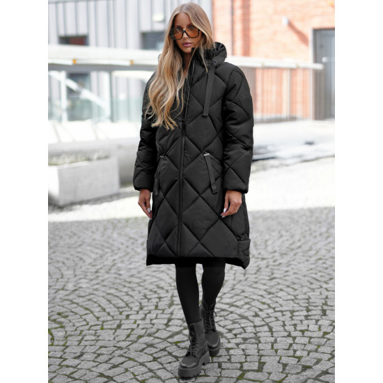 Garā melnā ziemas jaka Steper