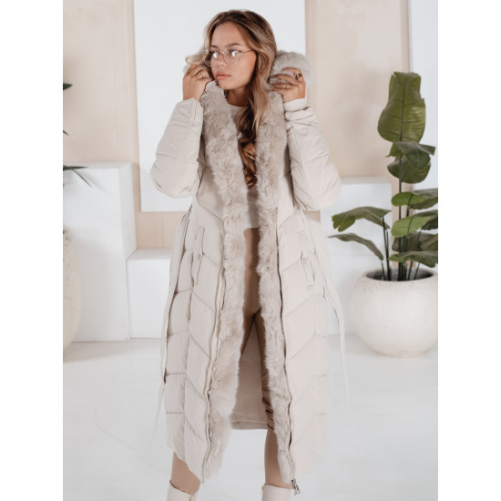 Sieviešu stepēta balta jaka Oris Sieviešu jakas