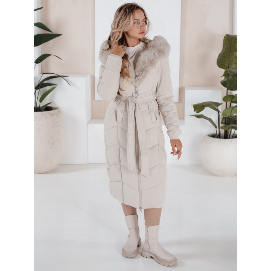 Sieviešu stepēta balta jaka Oris Sieviešu jakas