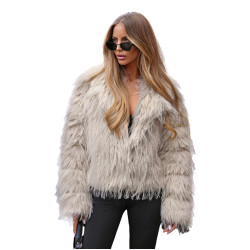 Sieviešu brūna ziemas kažokādas jaka Sieviešu brūna ziemas kažokādas jaka