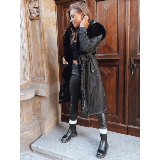 Melna gara dāmu jaka Harpe Sieviešu jakas