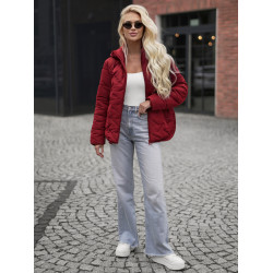 Sieviešu bordo krāsas jaka Erlin