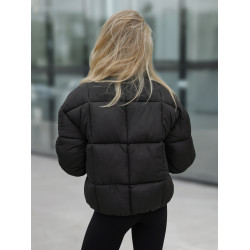 Sieviešu melna ziemas jaka Pensil