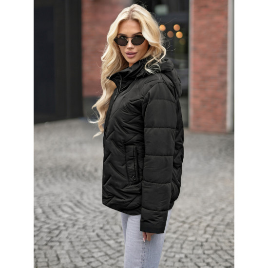 Sieviešu melna jaka Erlin Sieviešu jakas