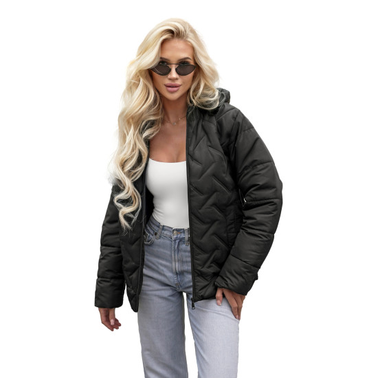 Sieviešu melna jaka Erlin Sieviešu jakas