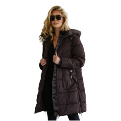 Sieviešu tumši brūna ziemas jaka Flint