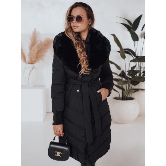 Sieviešu melna ziemas jaka Karlin Sieviešu jakas