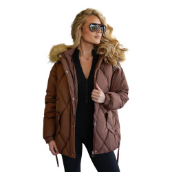 Sieviešu brūna ziemas jaka Bistro Sieviešu brūna ziemas jaka Bistro