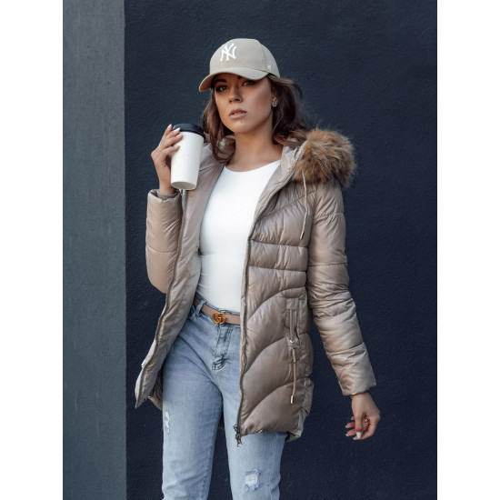 Sieviešu brūna ziemas jaka Jessica Sieviešu jakas