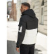 Vīriešu melnā/baltā ziemas jaka Molix Ziemas jakas