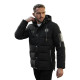 Men's black winter jacket Lorenzo JS/57M7503/392