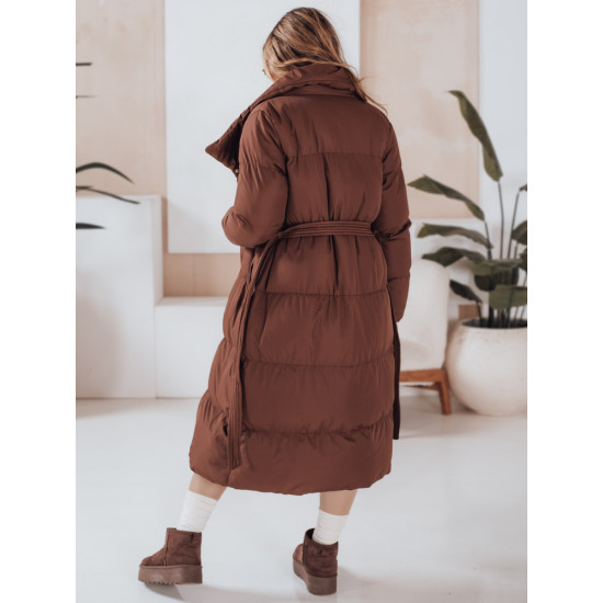 Sieviešu tumši brūna stepēta jaka Favi Sieviešu jakas