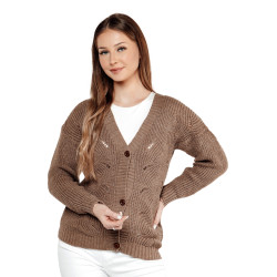 Sieviešu brūns džemperis Livi