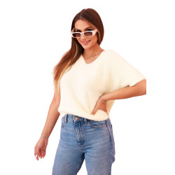 Sieviešu gaiši dzeltens džemperis Cloud Sieviešu gaiši dzeltens džemperis Cloud