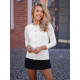 Sieviešu balts džemperis Cute Sieviešu džemperi