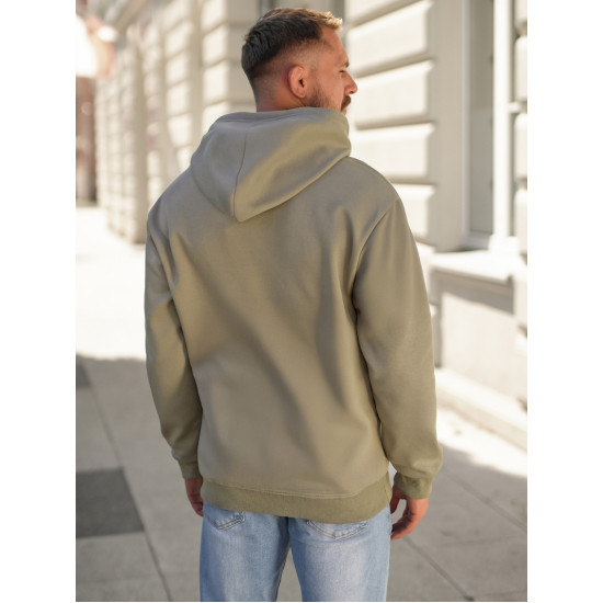 Vīriešu haki krāsas džemperis ar kapuci Skull Džemperi ar kapuci