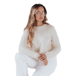 Sieviešu balts džemperis Bravina 