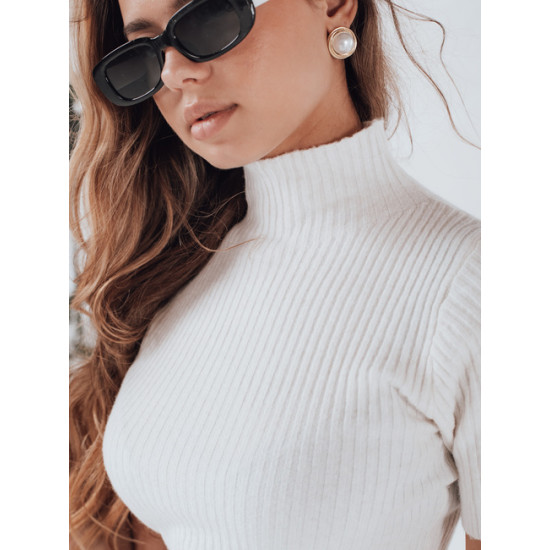 Sieviešu balts džemperis Bela Sieviešu džemperi