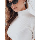 Sieviešu balts džemperis Bela Sieviešu džemperi