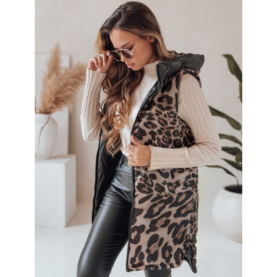 Sieviešu melna divpusējā veste Bora Sieviešu vestes