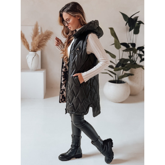 Sieviešu melna divpusējā veste Bora Sieviešu vestes