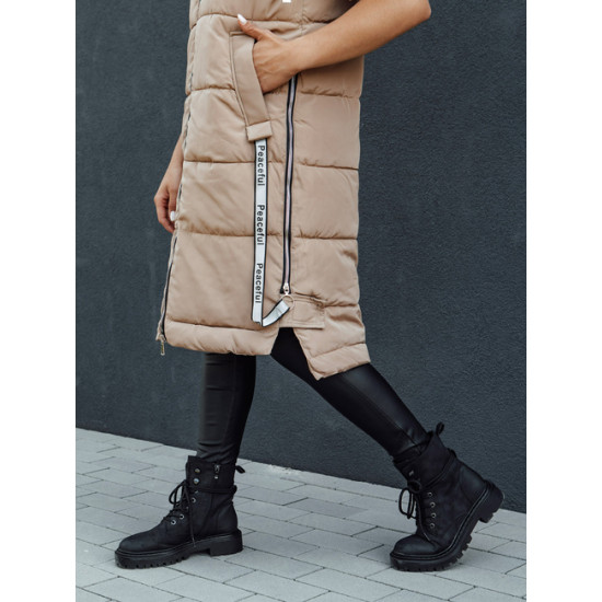 Sieviešu brūna garā veste Skyler TY4503 - Sievietēm Sieviešu brūna garā veste Skyler Sieviešu vestes