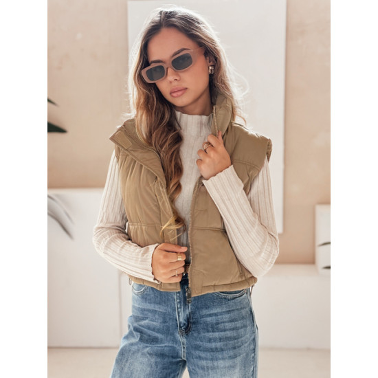 Sieviešu brūna veste Veta Sieviešu vestes