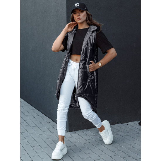 Sieviešu melna garā veste Meris Sieviešu vestes