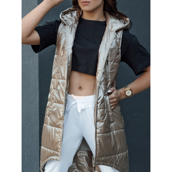 Sieviešu brūna gara veste Meris Sieviešu vestes