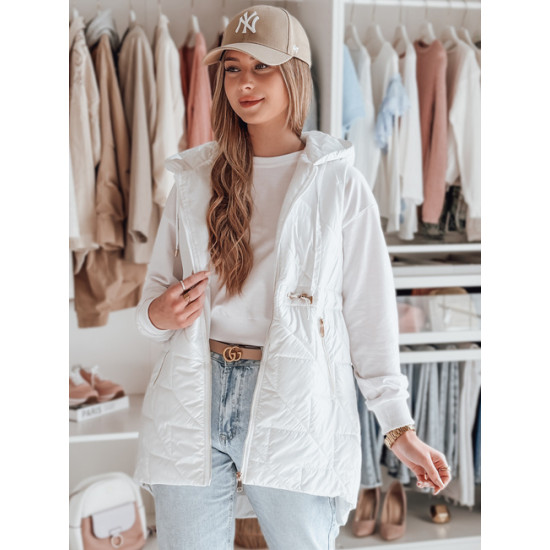 Sieviešu balta veste Demak Sieviešu vestes