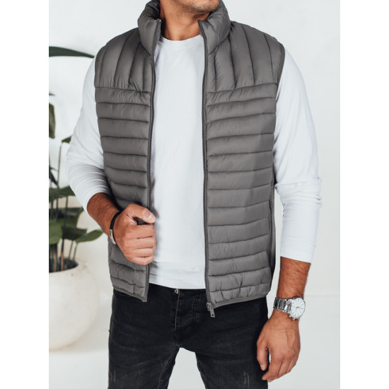 Vīriešu pelēka veste Pole TX5081 - Vīriešiem Vīriešu pelēka veste Pole Vestes