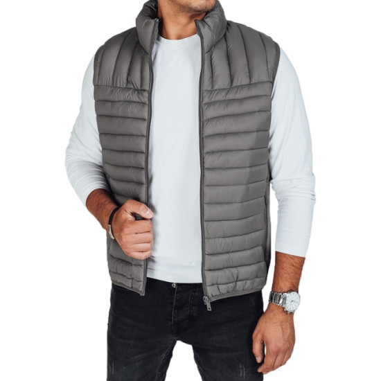 Vīriešu pelēka veste Pole TX5081 - Vīriešiem Vīriešu pelēka veste Pole Vestes
