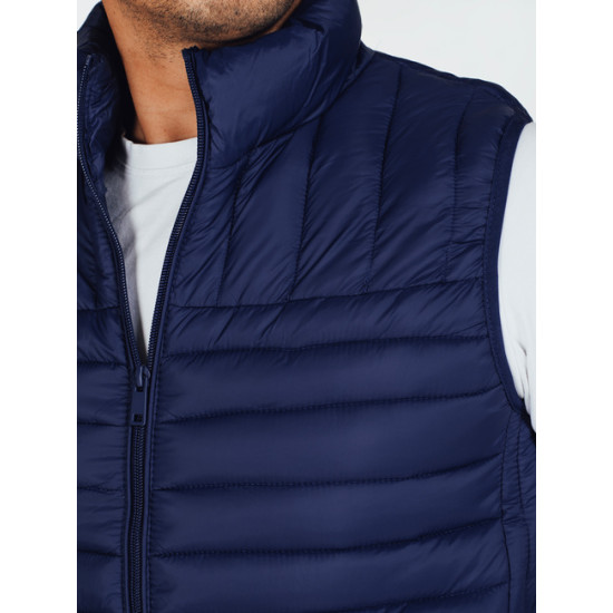 Vīriešu tumši zila veste Pole TX5082 - Vīriešiem Vīriešu tumši zila veste Pole Vestes
