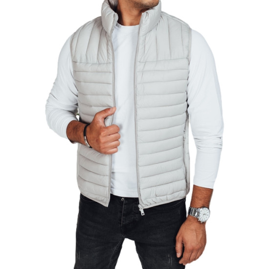 Vīriešu gaiši pelēka veste Pole TX5080 - Vīriešiem Vīriešu gaiši pelēka veste Pole Vestes