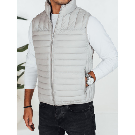 Vīriešu gaiši pelēka veste Pole TX5080 - Vīriešiem Vīriešu gaiši pelēka veste Pole Vestes