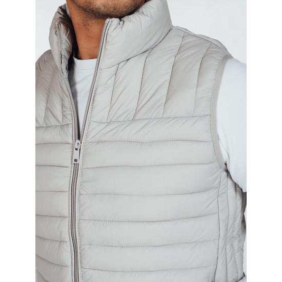 Vīriešu gaiši pelēka veste Pole TX5080 - Vīriešiem Vīriešu gaiši pelēka veste Pole Vestes