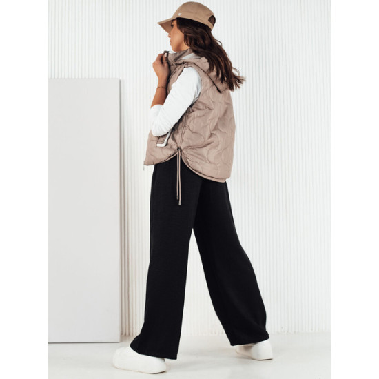 Sieviešu brūna jaka ar kapuci Teros Sieviešu vestes