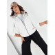 Sieviešu balta jaka ar kapuci Teros Sieviešu vestes