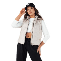 Sieviešu gaiši pelēka jaka ar kapuci Teros Sieviešu gaiši pelēka jaka ar kapuci Teros