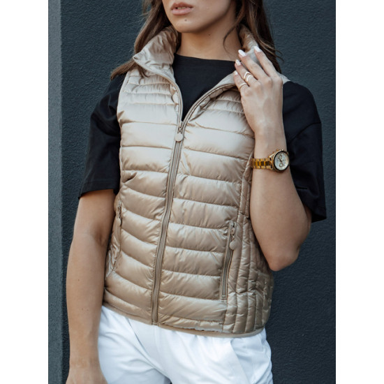 Stilīga brūna sieviešu veste Sieviešu vestes