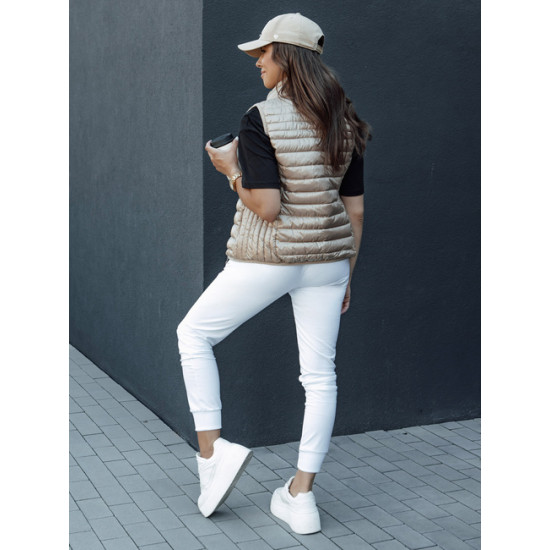 Stilīga brūna sieviešu veste Sieviešu vestes